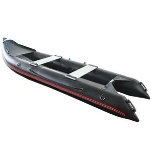 Ayak 370 lack C hy/ Hypalon nnflatable ooat Shing ishing Boats para KES akes & Ivers