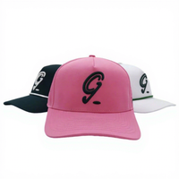 New Fashion Custom PVC Patch Logo 5 Panel Waterproof Polyester Sport Golf Hat Laser Cut Perforated Dad Gorras Rope Baseball Cap