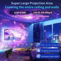 Projecteur de planétarium domestique 2025 HD LED ABS avec 28 bruits blancs pour chambre à coucher, salon, projecteur d'étoiles, lumière nocturne galactique