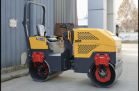 Compacteur à double tambour ZUJI1000 en promotion – Mini-rouleau compresseur vibrant portatif
