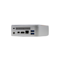 Mini PC à prix réduit, Intel Core I3-6100U, 2*DDR4, max 64 Go, M.2 SATA 2242 SSD, 5*USB, HD Mini DP, noir et blanc, ventilateur, mini ordinateur