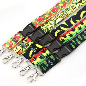 Custom Breakaway Sublimation Keychain Lanyards with Logo Waterproof Eco-friendly Polyester/Nylon Promotional Lanyard