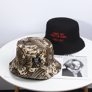 Nuevo Sombrero de Pescador de Doble Cara Unisex, Protección Solar para Viajes de Primavera/Verano, Diseño Bordado de Moda Urbana - Product Image 2