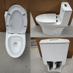 WC Tradizionale Americano ADA, Toilette in Ceramica Personalizzata, Comoda Allungata in Porcellana, WC Monoblocco Sifonico per Villa - Product Image 2