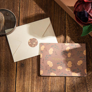 Lá Vàng lời chúc tốt nhất thiệp chúc mừng Ngày Valentine thiệp chúc mừng để lại thẻ tin nhắn với phong bì - Product Image 5