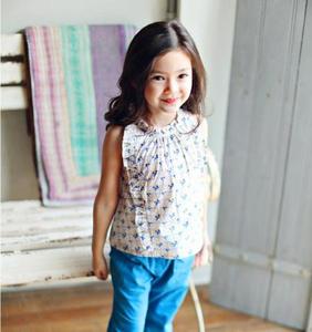 Lista de Precios de Ropa Infantil de Tailandia, Ropa de Exterior para Niñas, Camiseta sin Mangas con Encaje - Product Image 5