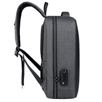Nouveauté Sac à dos étudiant antivol en EVA rigide, durable, avec port USB, imperméable, pour ordinateur portable, pour hommes