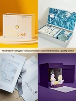 Boîtes cadeaux personnalisées haut de gamme pour cosmétiques (fard à joues, lotion, crème, masque de soin) ; Fabriqué en Chine