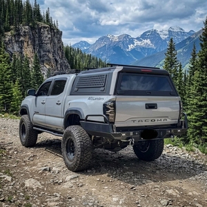 Cubierta Rígida de Aluminio <span class=keywords><strong>para</strong></span> Camioneta, Compatible con Ford Ranger / Toyota Hilux Revo / <span class=keywords><strong>Jeep</strong></span> Gladiator, Impermeable, con Ventanas - Product Image 2
