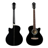 Guitare acoustique CARAVAN MUSIC à 6 cordes, côtés en tilleul et palissandre, pour étudiants, service de vente en gros, prix bas