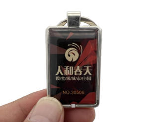 พวงกุญแจพีวีซีแบบกำหนดเองพิมพ์โลโก้แบบปรับแต่งได้ป้ายกันน้ำได้ NFC ป้ายอีพ็อกซี่ RFID สำหรับการควบคุมการเข้าถึงกุญแจ FOB T5577บัตรลอกเลียนแบบ - Product Image 2