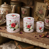 Boîte Cadeau Ronde en Fer Blanc Imprimée de Qualité Supérieure, Directement de l'Usine, Contenant Métallique Polyvalent pour Biscuits et Bonbons