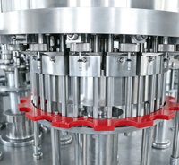 Machine de remplissage automatique électrique de boissons au CO2 la plus vendue, PLC, capacité 200 ml, haute précision, ligne de production de boissons (1 an de garantie)