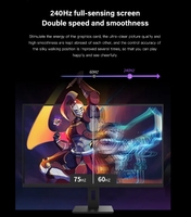 Meilleure offre 24.5 "Moniteurs moniteur de bureau de jeu 1ms 144hz 240hz 4K PC moniteur de jeu ordinateur