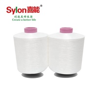Vente chaude 100% polyester lin comme fil flammé DTY Doris pour tricoter textile sylon