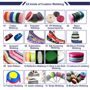 Bán Buôn Tùy Chỉnh Đầy Màu Sắc Băng Phản Quang Huỳnh Quang Cảnh Báo Vải Polyester Nylon Băng Phản Quang Vải - Product Image 4