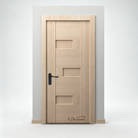 Porte intérieure moderne en bois, design simple, stratifiée, insonorisée, pour chambre d'appartement, villa, hôtel