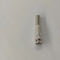 Câble coaxial RG59 étanche 75 ohms pour antenne, connecteur BNC mâle à ressort RF pour CCTV, à souder ou à sertir