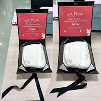 Boîte cadeau de luxe en papier blanc avec logo personnalisé de 2mm de carton ondulé emballage de sous-vêtements pour écharpe chaussettes fourrure pour vêtements
