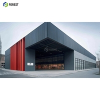 Edificio de Taller Modular Expandible de Estructura de Acero Prefabricado Q345B, Dimensiones Personalizadas, Estructura de Acero con Aislamiento Térmico