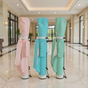 กระเป๋ากอล์ฟแบบมีขาตั้ง สีมาการอง น้ำหนักเบา พกพาสะดวก ใช้งานง่าย - Product Image 1
