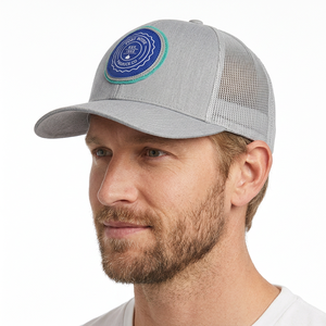 Port Boise Produce Co Trucker Cap Gray Mesh Adjustable Unisex Casual <b>Hat</b> 3D Embroidery Common Front Panel Spring <b>Summer</b> - Product Image 2