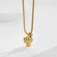 Pendentif Cœur Romantique Personnalisé « Je t'aime » en Acier Inoxydable Plaqué Or avec Chaîne à Maillons et Breloques Gravées – Cadeau Bijou Anniversaire
