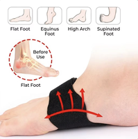 Coussinet de soutien de la voûte plantaire respirant pour la correction des pieds plats, semelle orthopédique, coussin de soulagement de la fasciite plantaire, soin des pieds en silicone souple