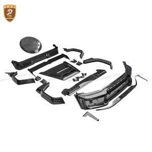 חזיית פחמן-b g800 מכונית פגוש ערכת גוף למארקדס בנז ג-כיתה g63 w465 חדש sideskirt אחורי כיסוי צמיגים - Product Image 3