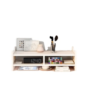 Cute <b>Desktop</b> Monitor Stand With Storage <b>Shelf</b> Multi Layer Office Organizer For Desk Organization - Product Image 5