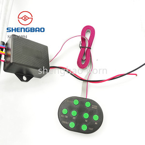 Bocina de aire Shengbao de 3 tubos, 12V, de aluminio, de tono alto, para camiones y coches, para actualización y reequipamiento. - Product Image 2