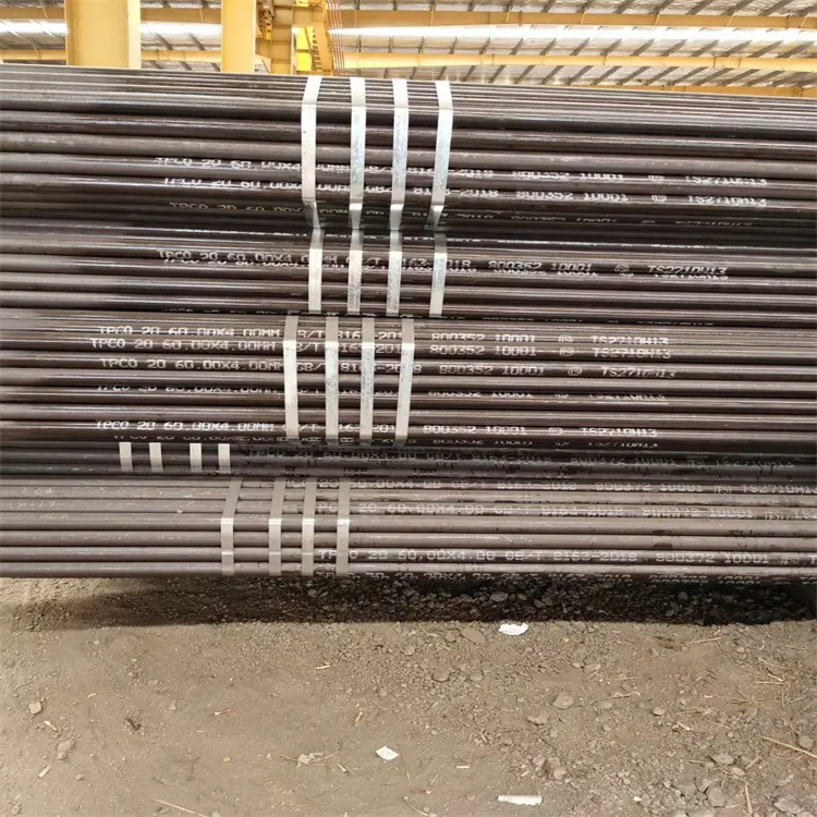 Tuyau de chaudière à haute pression de tubes en acier sans soudure de l'aciérie