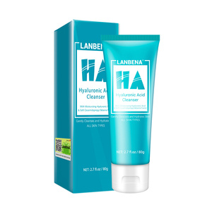 Nettoyant visage à l'acide hyaluronique LANBENA, nettoyage en profondeur pour tous types de peaux - Product Image 6