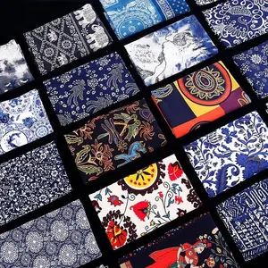 Cina tradisional dicetak kualitas baik benang katun linen dicelup kain tenun impor dari nantong Cina menyesuaikan kain