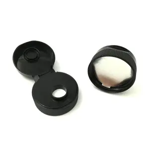 OEM OEM custom Hot sale plastic flip top cap with heat seal liner for bottles 28/400 32/400 38/400