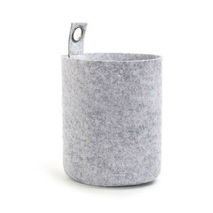 Caja de Almacenamiento de Fieltro de Poliéster Multifuncional, Portátil y Sostenible, Estilo Americano, Personalizada, con Tapa Redonda, Organizadores de Cajones, Bandejas, Cestas - Product Image 5