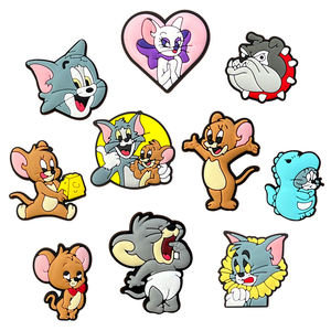 Adornos de Goma para Zapatos con Diseño de Ratón y León de Dibujos Animados, para Decorar Botas y Calzado, de Alta Calidad - Product Image 1