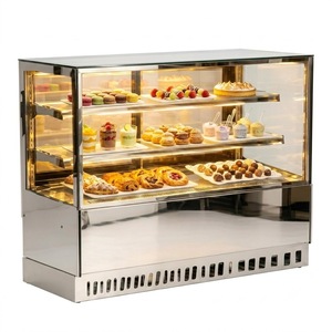 Comptoir de présentation réfrigéré pour pâtisserie, vitrine réfrigérée, réfrigérateur sous comptoir pour boulangerie-café - Product Image 2