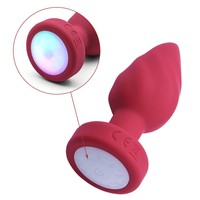 Anneau vibrant en silicone OEM/ODM, plug anal, plug anal vibrant pour hommes et femmes, personnalisable