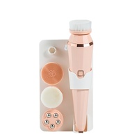 Konka — brosse de nettoyage du visage Portable 4 en 1, brosse électrique rotative à 360 degrés, épurateur de visage en silicone souple
