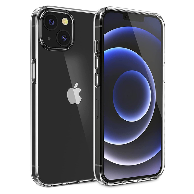 Transparent TPU Case for iPhone 12 13 Mini Pro Max-Mobile Phone Cases