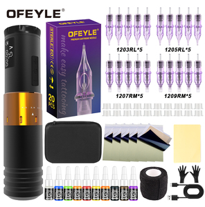 Kit Completo de Máquina de Tatuar Rotativa para Principiantes, Set de Pistola de Tatuar para Arte Corporal, Maquillaje Permanente y Suministros de Entrenamiento - Product Image 2