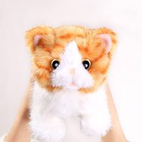Jouet en peluche électronique interactif contrôle du son animé Robot électronique pour animaux de compagnie chat chaton jouets cadeaux pour garçons filles enfants anniversaire