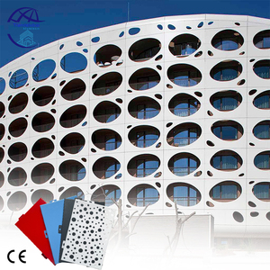 Revestimiento <span class=keywords><strong>de</strong></span> <span class=keywords><strong>Aluminio</strong></span> para Paredes Exteriores, Paneles Arquitectónicos <span class=keywords><strong>de</strong></span> <span class=keywords><strong>Aluminio</strong></span> para <span class=keywords><strong>Fachadas</strong></span>, Fachada Perforada con Recubrimiento en Polvo - Product Image 1