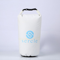 Mini sac de marche avec logo personnalisé 2L Sac sec et humide Sac à dos étanche Sports de plein air Randonnée Sac étanche pour téléphone portable