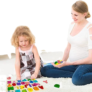Tablero de Madera Educativo para Niños Preescolares, con Números, Alfabeto y Dígitos, Venta al Por Mayor - Product Image 3