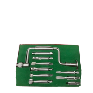 ชุดเครื่องมือผ่าตัดกระดูกและข้อแบบใช้มือ 7 ชิ้น ยี่ห้อ Hudson รุ่น Hand Drill Brace ทำจากเหล็ก สำหรับการตรึงกระดูกและข้อ - Product Image 1