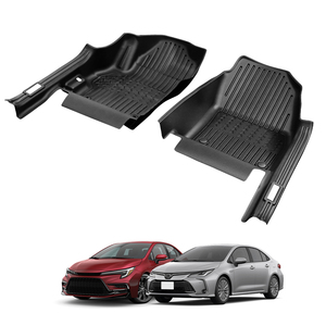 พรมปูพื้น5D รถยนต์ Txr อุปกรณ์ตกแต่งภายในรถสีดำสำหรับ Toyota Corolla <span class=keywords><strong>altis</strong></span> Levin E210 2018- - Product Image 4