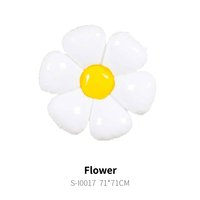 Balon Bunga Daisy CYmylar untuk Satu atau Dua Dekorasi Pesta Keren, Dekorasi Pesta Ulang Tahun Bertema Daisy untuk Anak Perempuan, Dekorasi Baby Shower