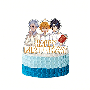 Juego <span class=keywords><strong>de</strong></span> Artículos para Fiesta <span class=keywords><strong>de</strong></span> The Promised Neverland, Decoraciones para Fiesta, Pancarta, Globos, Adornos para Cupcakes, Artículos para Fiesta <span class=keywords><strong>de</strong></span> Fans del Anime - Product Image 3